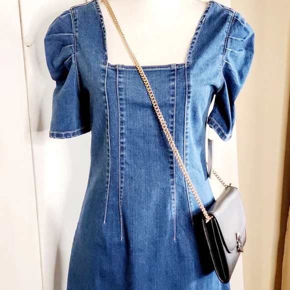 Kate Spade Black Leather Lula Gold Chain Clutch - Picture 9 of 10